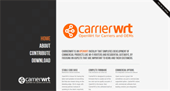 Desktop Screenshot of carrierwrt.org
